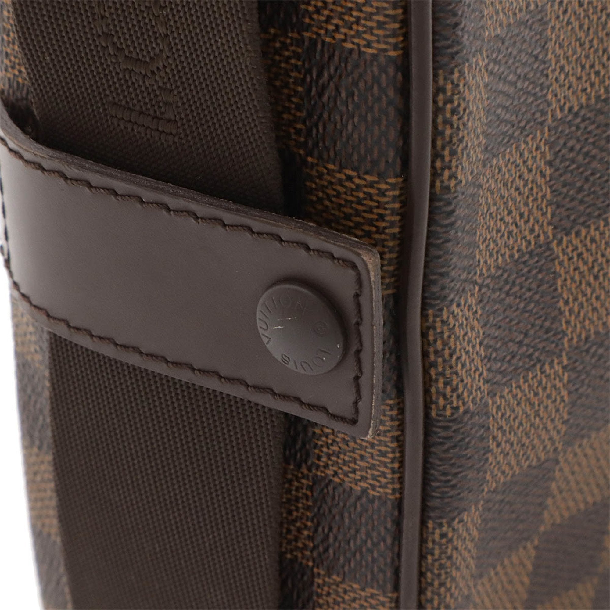 Louis Vuitton Brown Pvc Pochette Shoulder Bag (Pre-Owned)