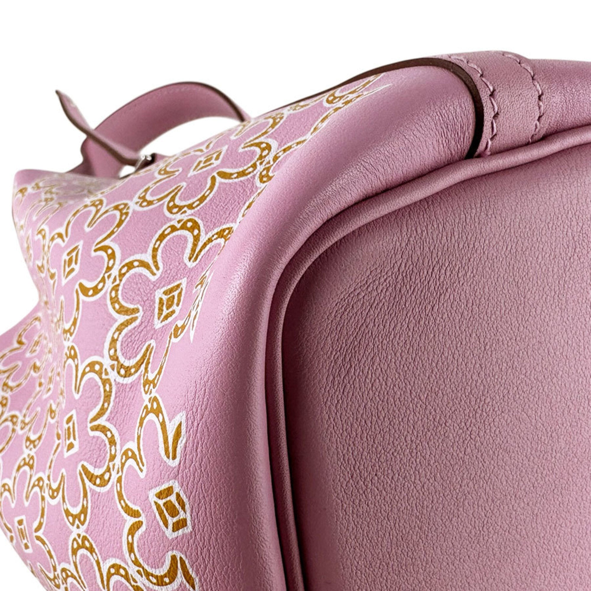 Hermes Pink Swift Leather Handbag (Pre-Owned)