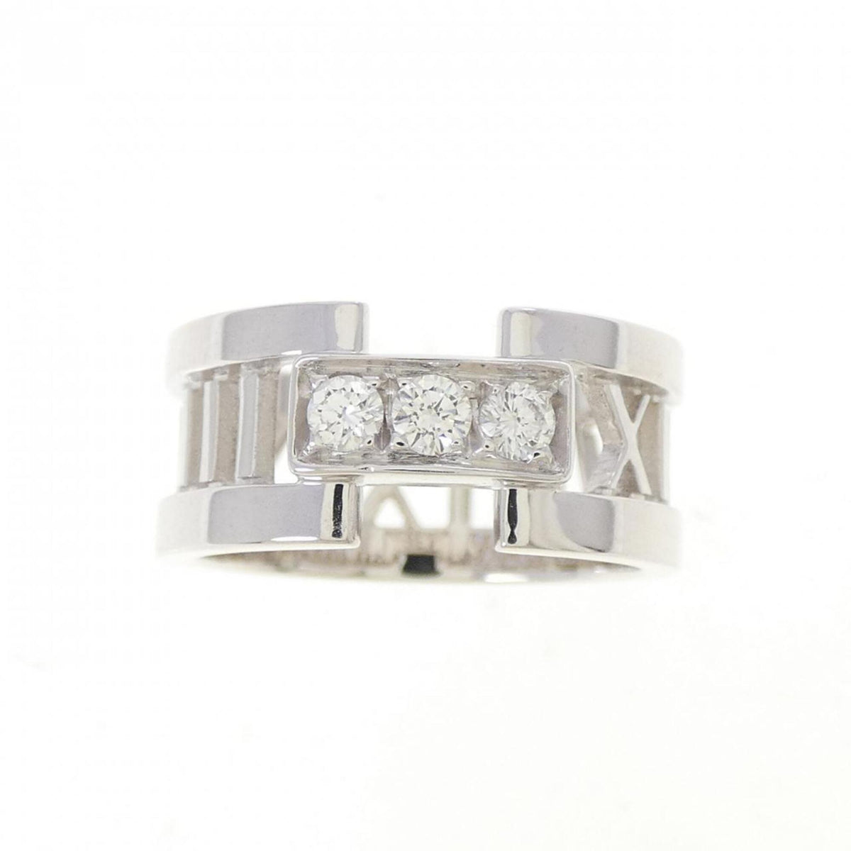 Tiffany White Gold (18K) Band Ring (Pre-Owned)