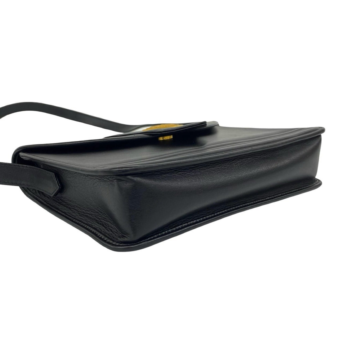 Yves Saint Laurent Black Leather Shoulder Bag (Pre-Owned)