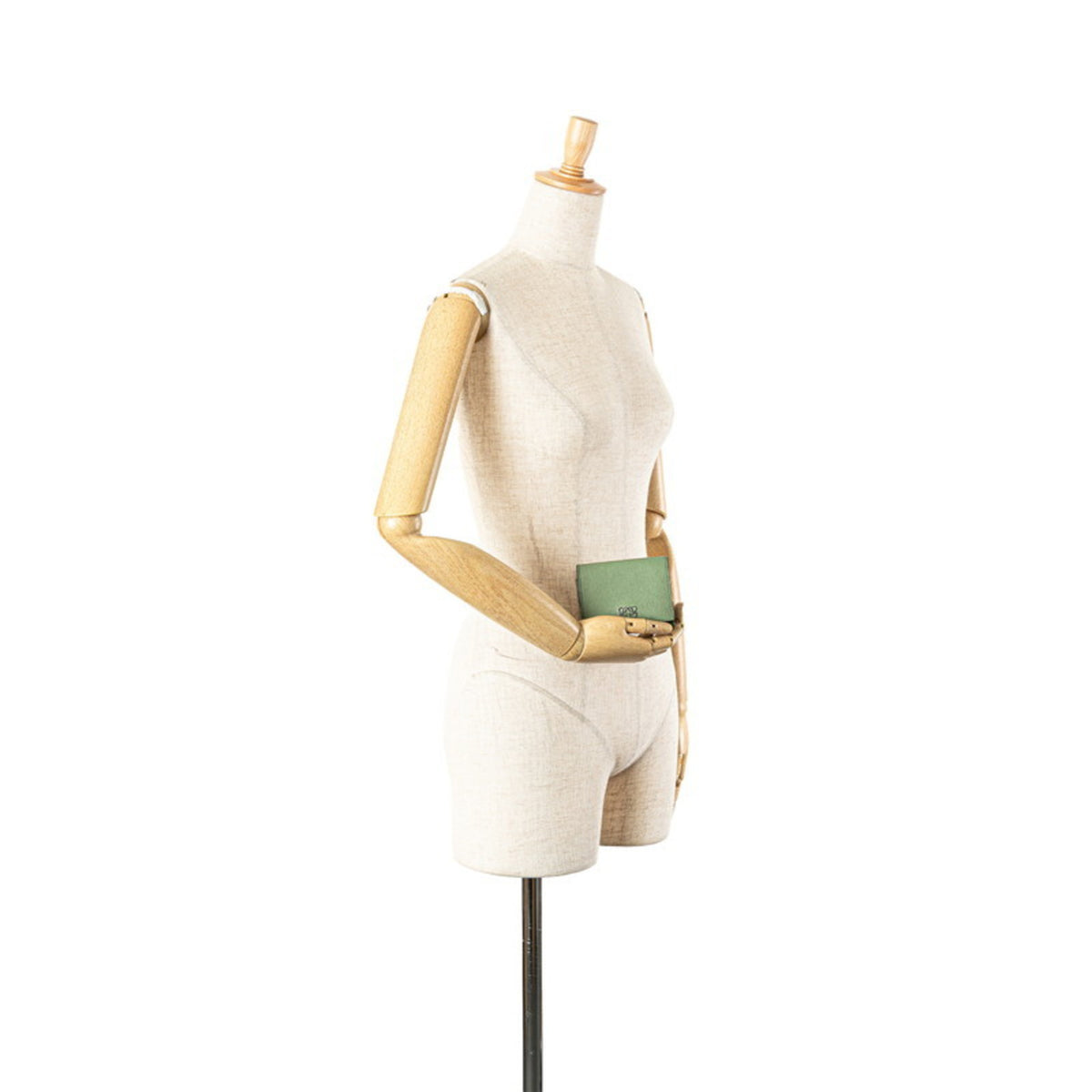 Loewe Green Leather Wallet (Tri-Fold) (Pre-Owned)