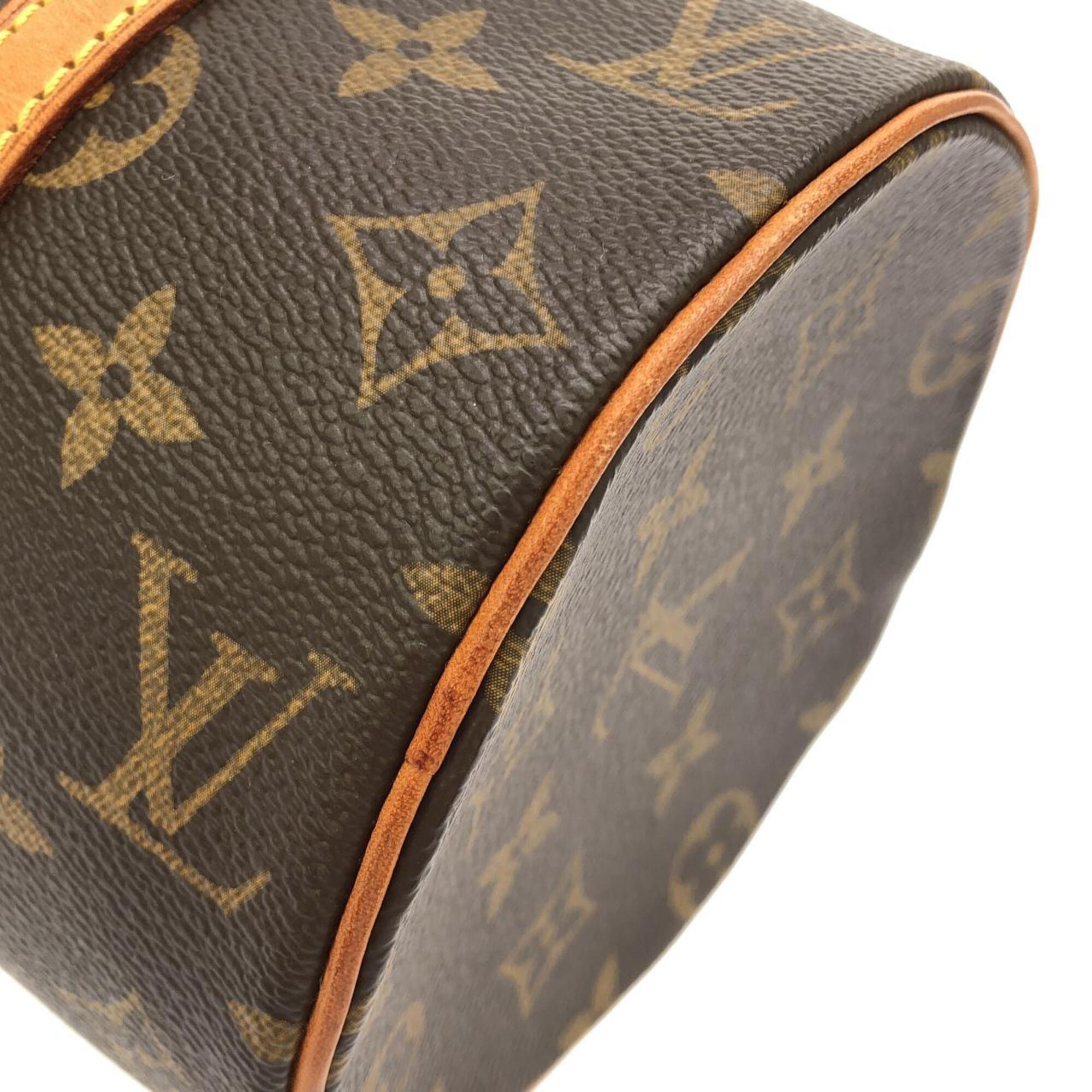 Louis Vuitton Marron Coated Canvas Handbag (Pre-Owned)
