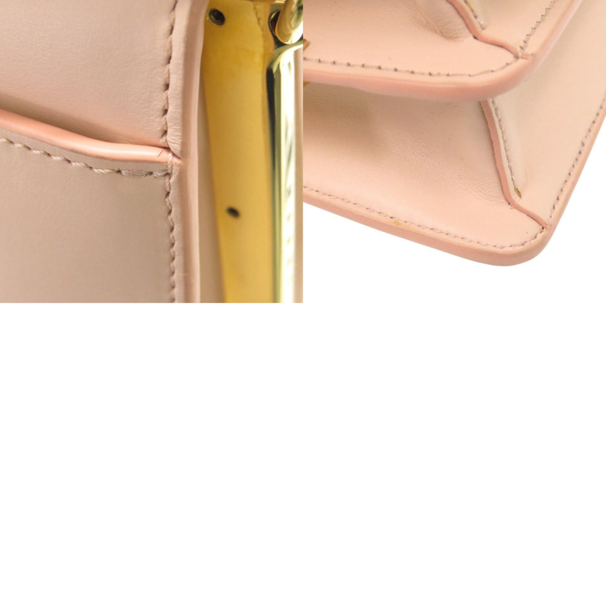 Marni Pink Leather Handbag Shoulder Bag (Pre-Owned)