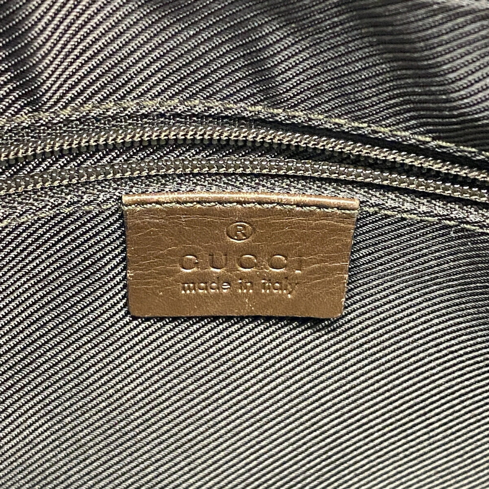 Gucci Beige Canvas Shoulder Bag (Pre-Owned)