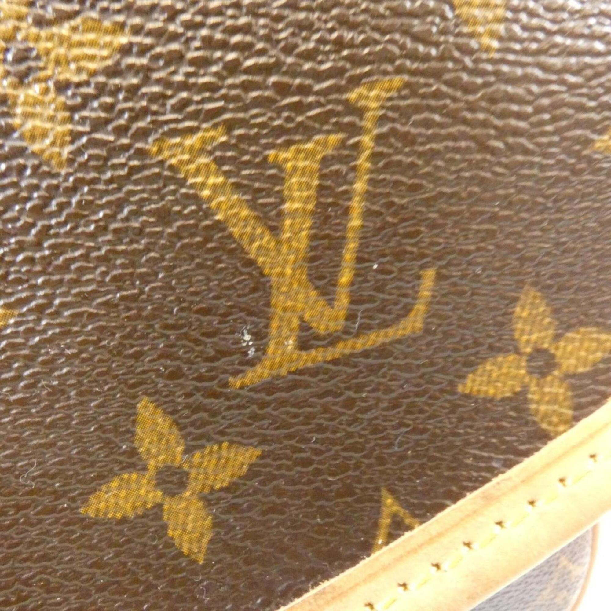 Louis Vuitton Marron Coated Canvas Shoulder Bag (Pre-Owned)