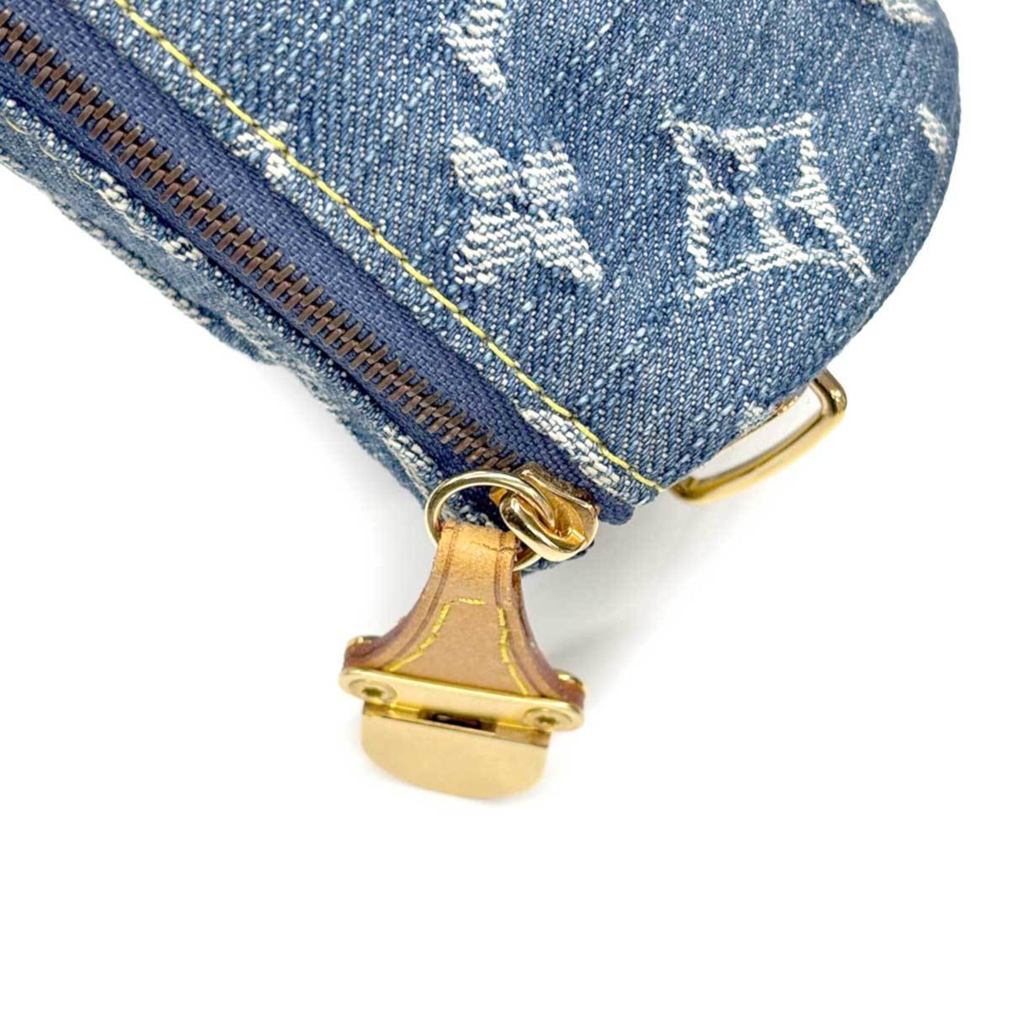 Louis Vuitton Monogram Monogram Denim Handbag Pouch (Pre-Owned)