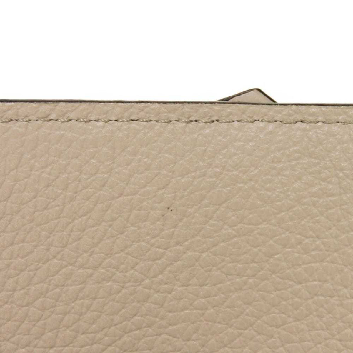 Chloé Gray Leather Long Wallet (Bi-Fold) (Pre-Owned)