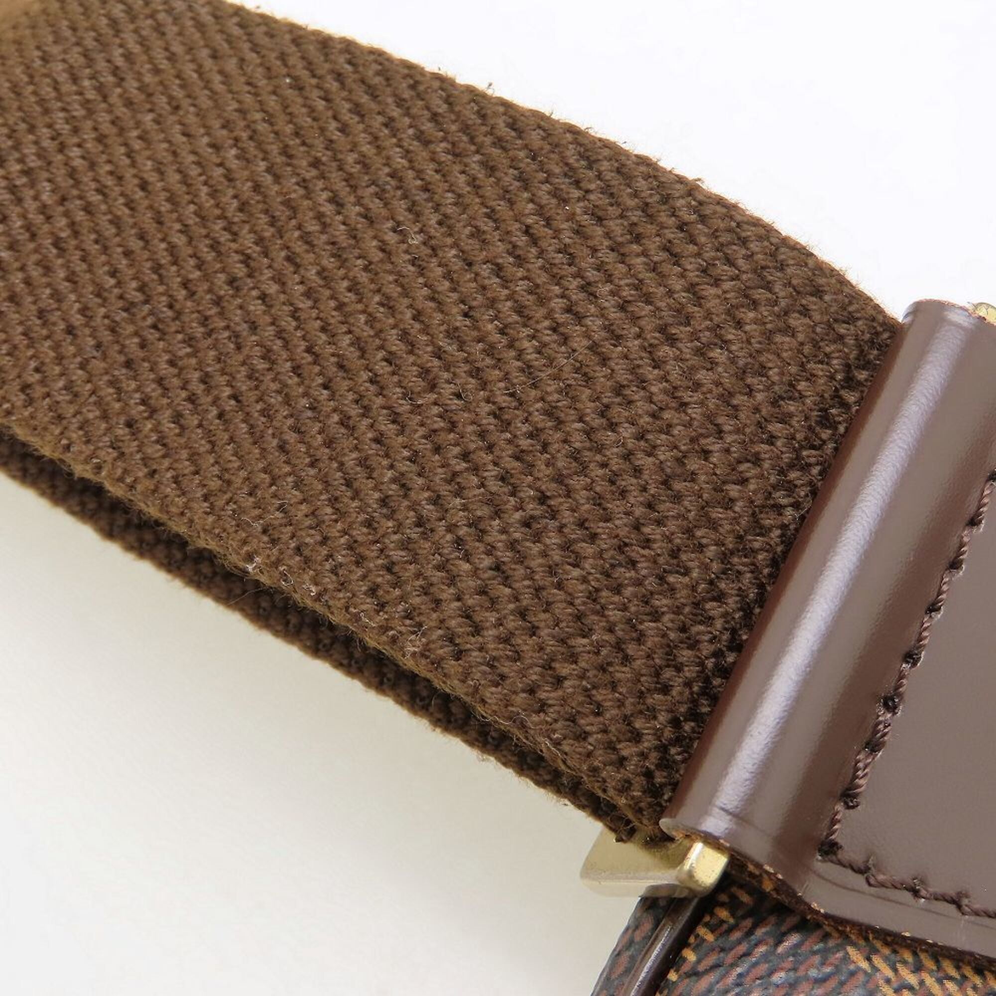 Louis Vuitton Damier Ebene Damier Canvas Pochette Sling Bag (Pre-Owned)