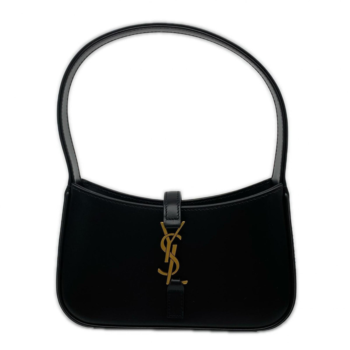 Yves Saint Laurent Black Leather Handbag (Pre-Owned)