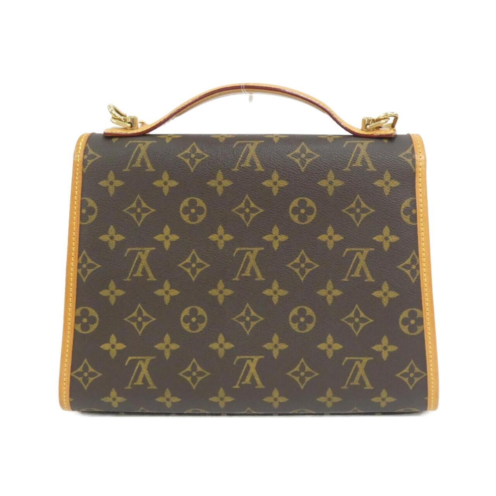 Louis Vuitton Marron Coated Canvas Handbag (Pre-Owned)