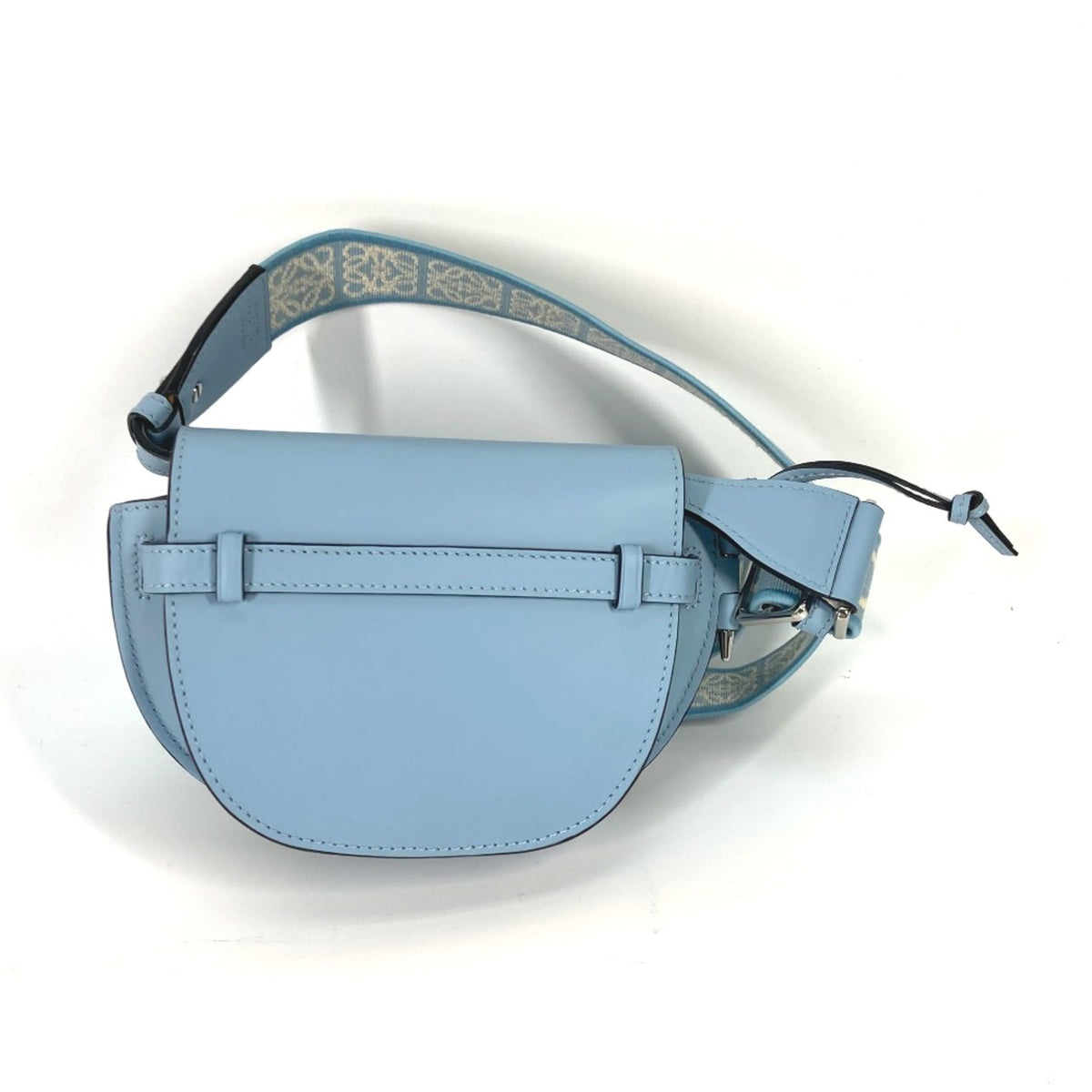 Loewe Blue Leather Shoulder Bag (Pre-Owned)