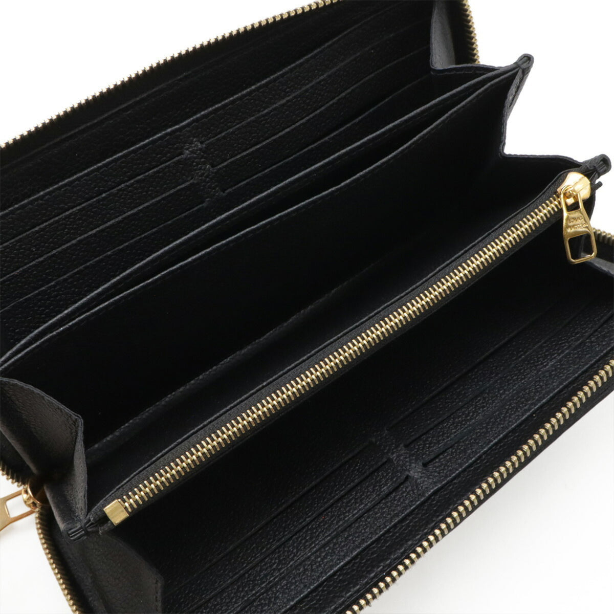 Louis Vuitton Monogram Empreinte Black Noir Monogram Empreinte Long Wallet (Bi-Fold) (Pre-Owned)