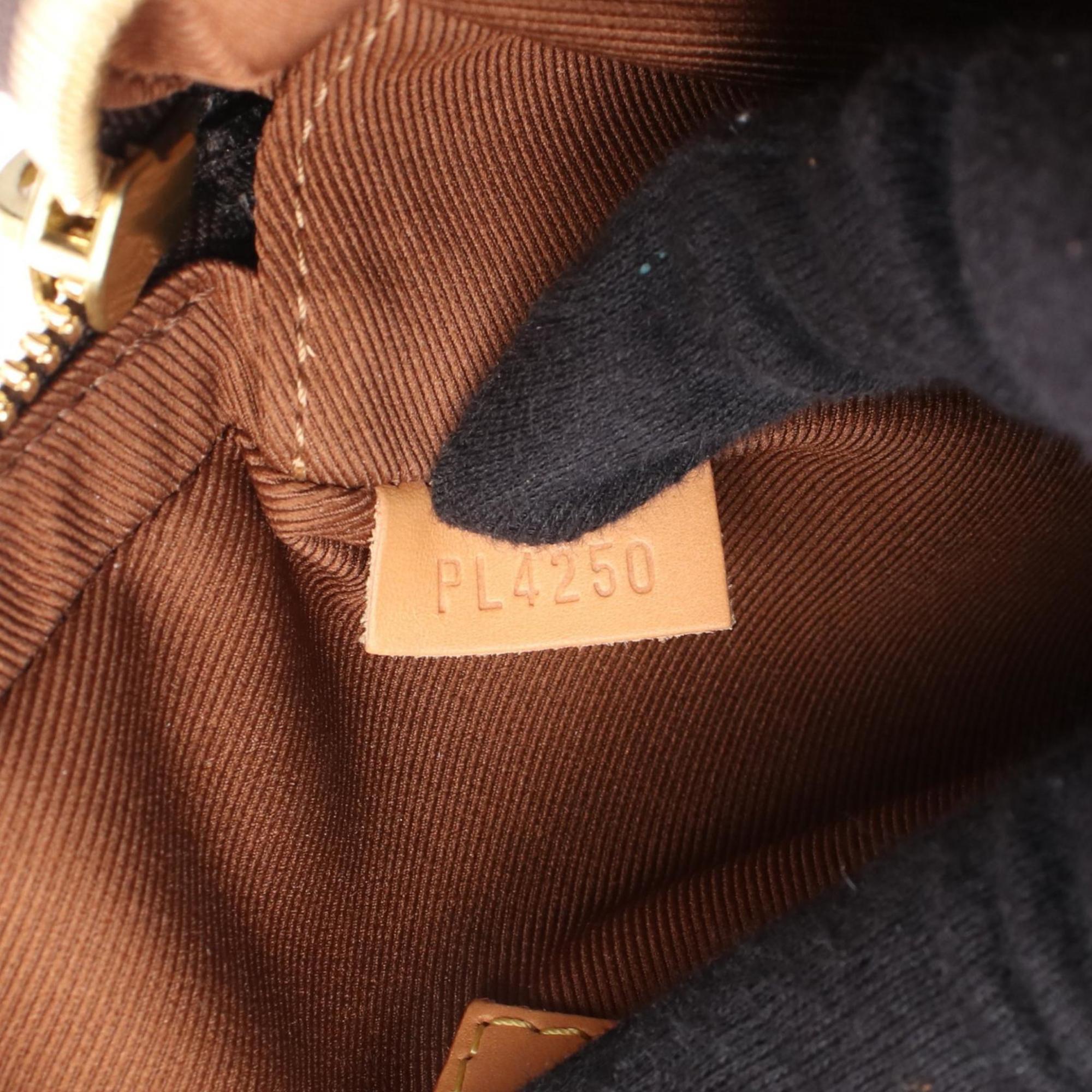 Louis Vuitton Brown Multi-Color Coated Canvas Leather Shoulder Bag (Pre-Owned)
