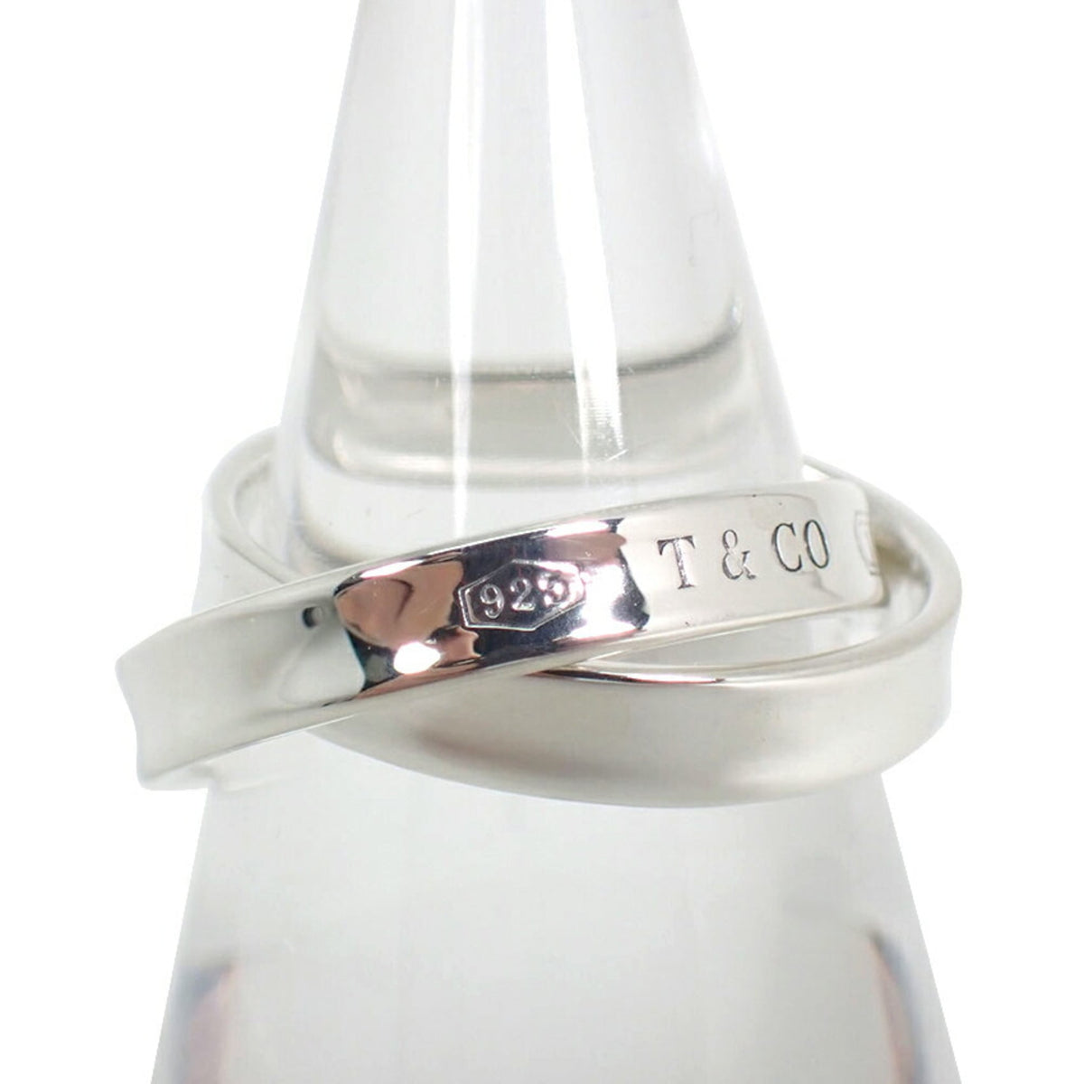 Tiffany Silver Sterling Silver 925 Band Ring (Pre-Owned)