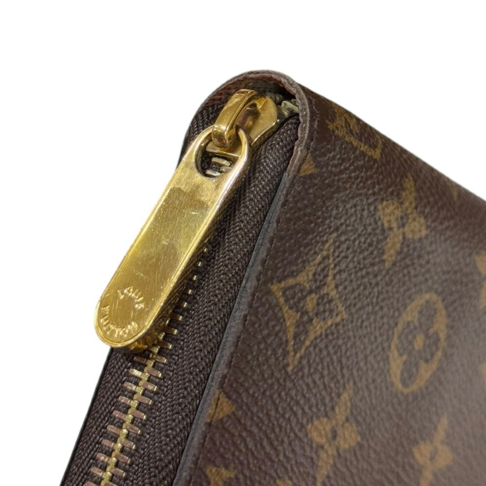 Louis Vuitton Monogram Brown Monogram Long Wallet (Bi-Fold) (Pre-Owned)