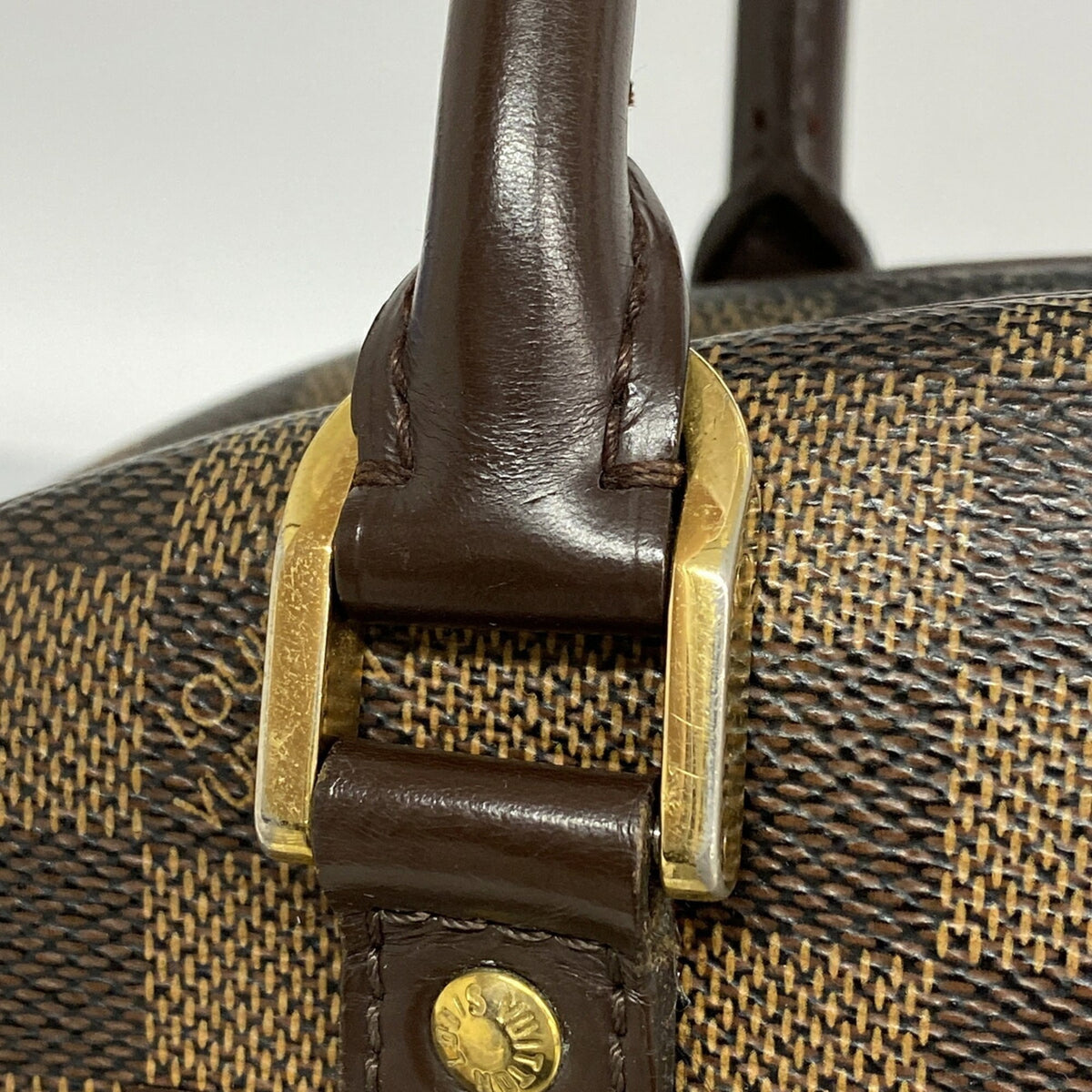 Louis Vuitton Ebene Handbag (Pre-Owned)