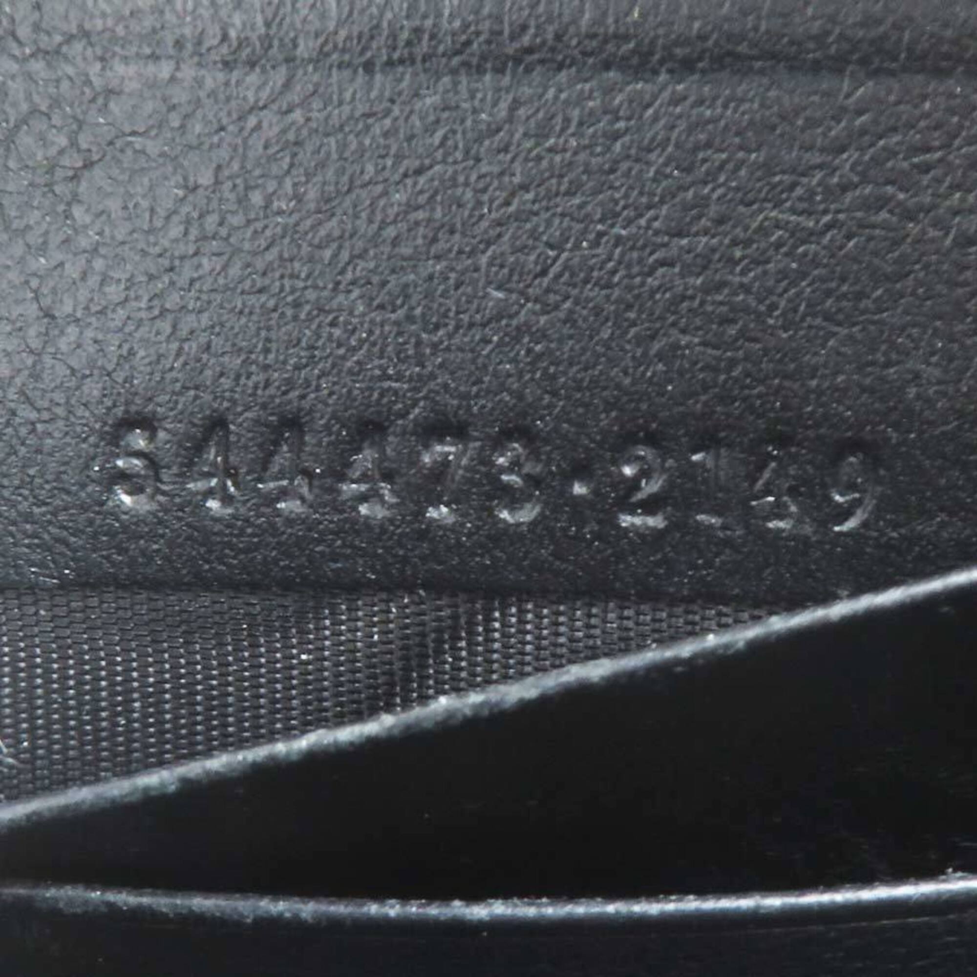 Gucci Black Leather Long Wallet (Bi-Fold) (Pre-Owned)
