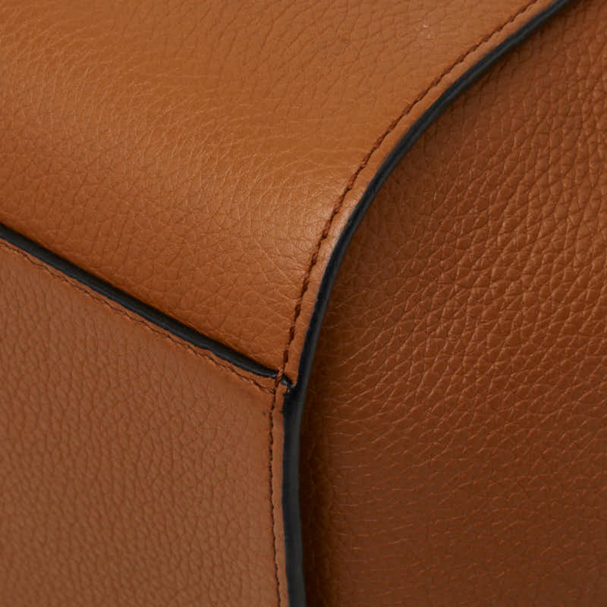 Loewe Hammock Brown Leather Handbag Shoulder Bag (Pre-Owned)