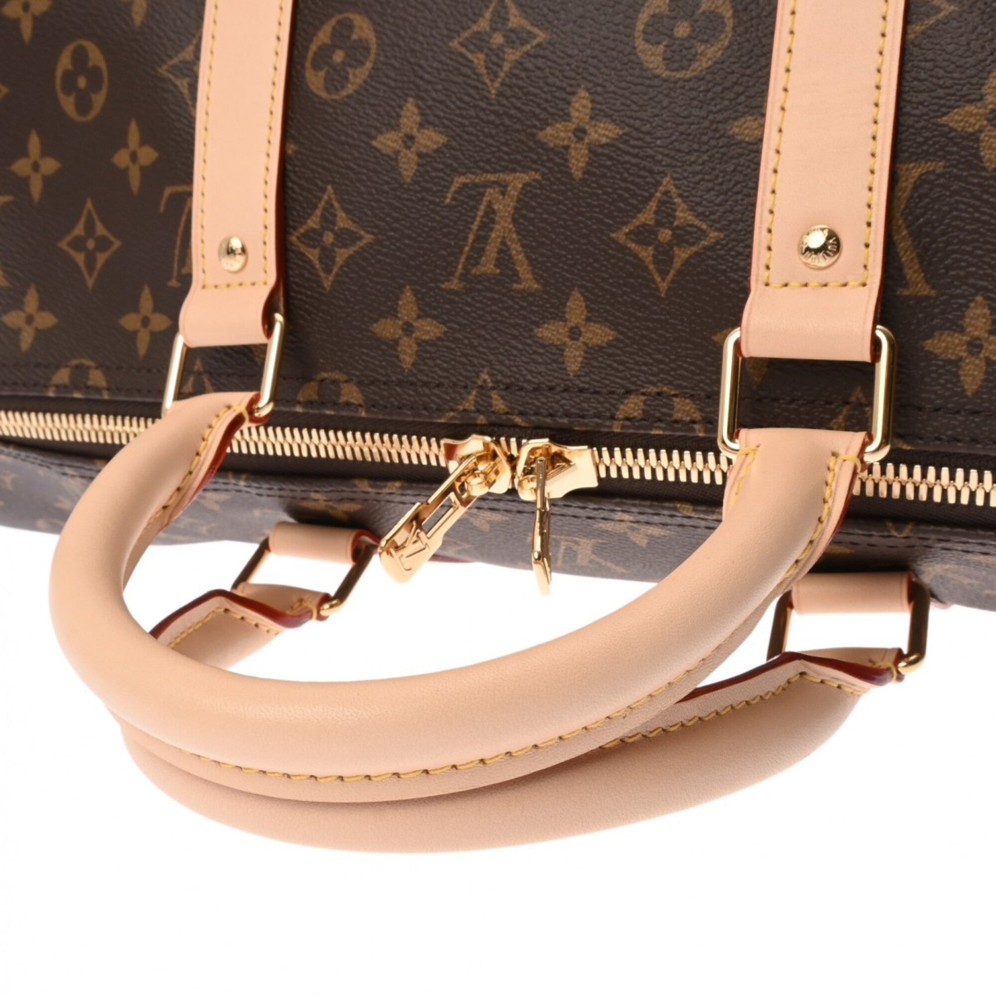 Louis Vuitton Brown Monogram Canvas Boston Bag (Pre-Owned)