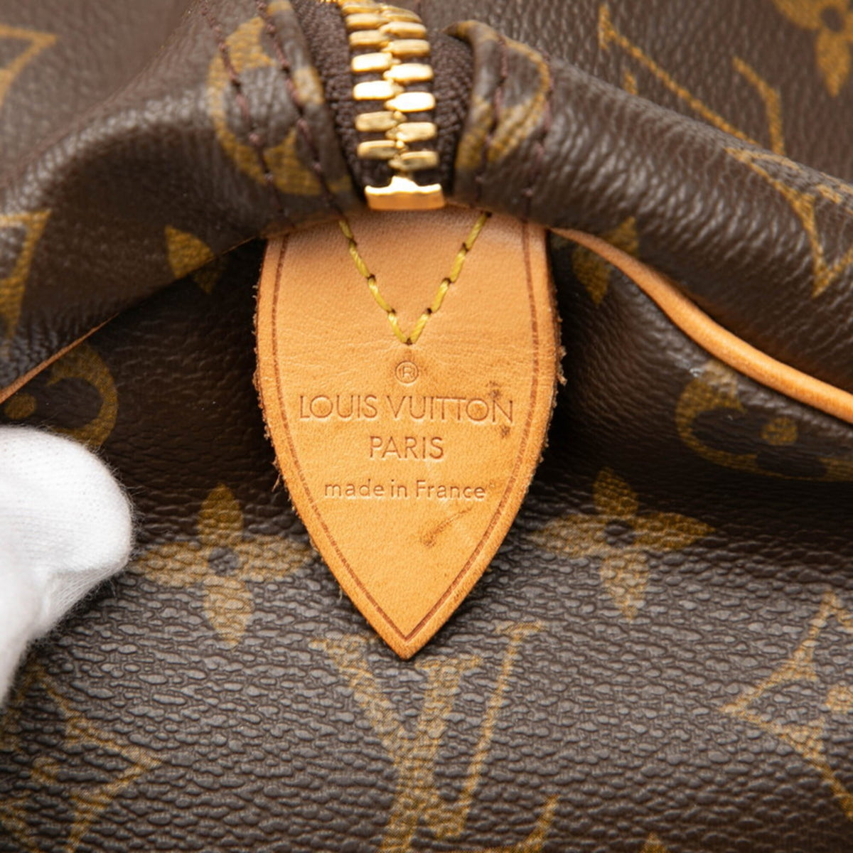 Louis Vuitton Brown Pvc Leather Boston Bag (Pre-Owned)