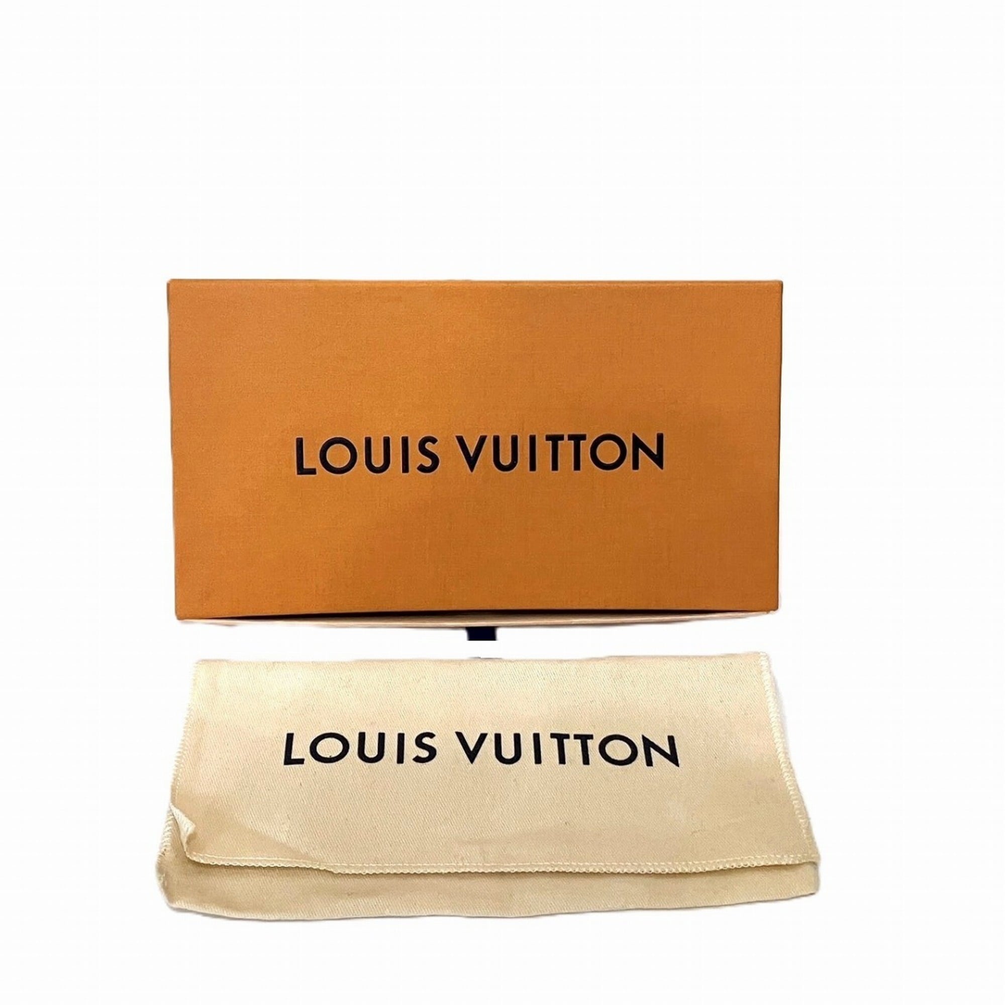Louis Vuitton Monogram Brown Long Wallet (Bi-Fold) (Pre-Owned)