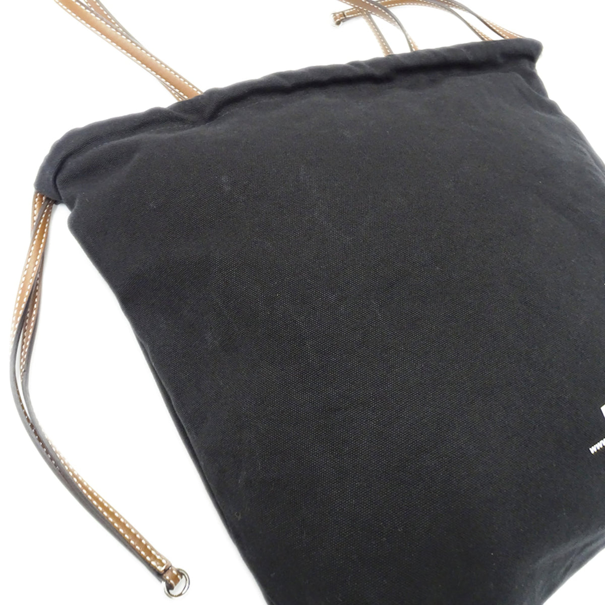 Stella Mccartney Black Canvas Handbag Tote Bag (Pre-Owned)