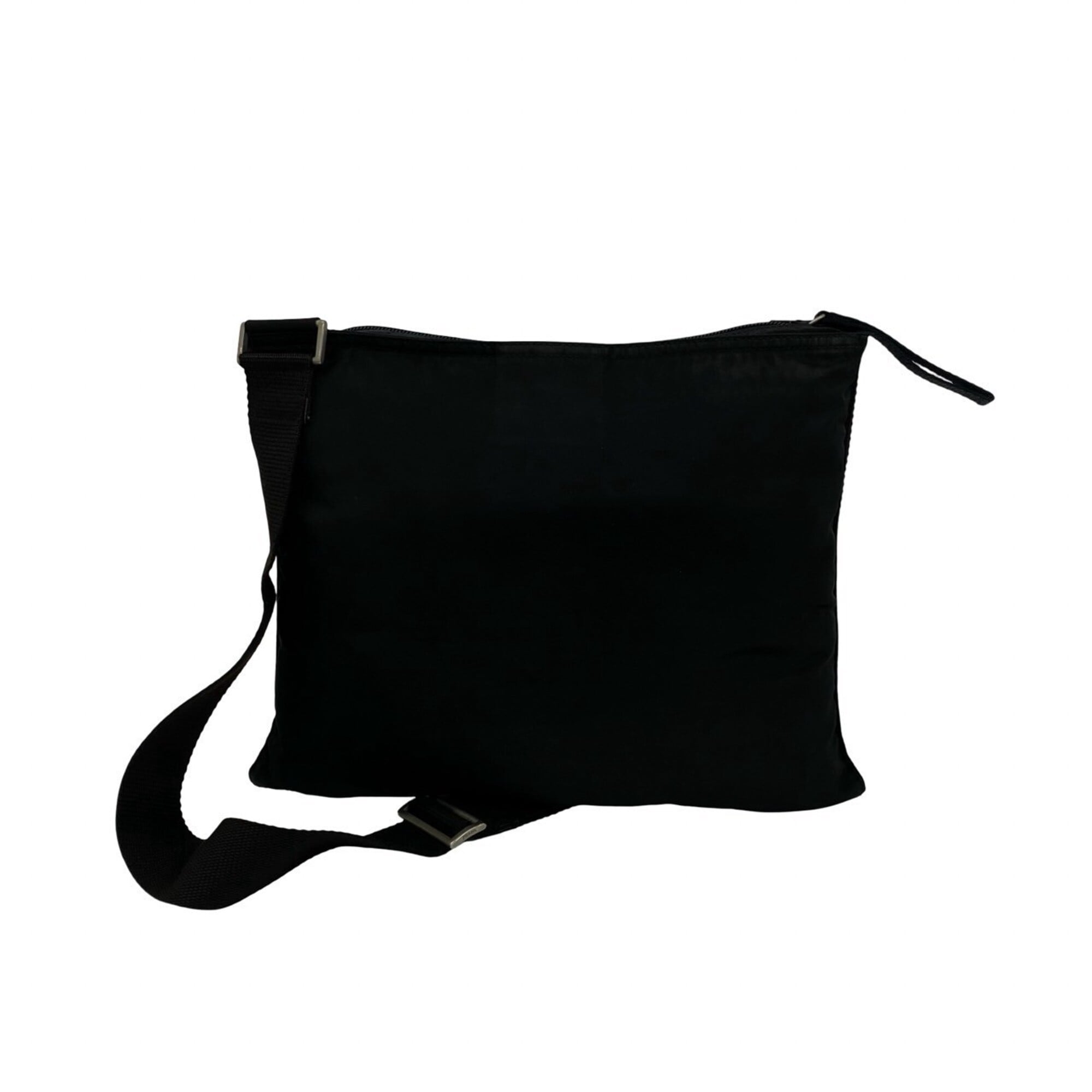 Prada Black Nylon Pochette Shoulder Bag (Pre-Owned)
