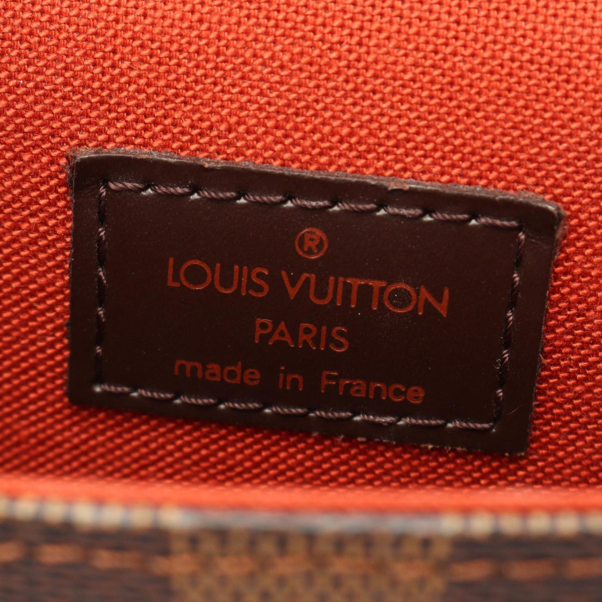 Louis Vuitton Brown Damier Canvas Coated Canvas Leather Handbag Shoulder Bag (Pre-Owned)