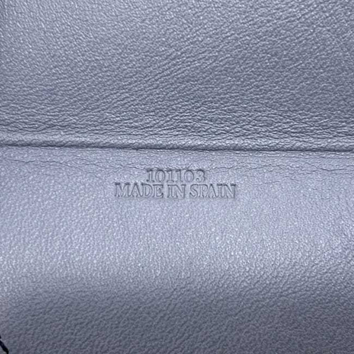 Loewe Purple Leather Coin Purse/Coin Case (Pre-Owned)