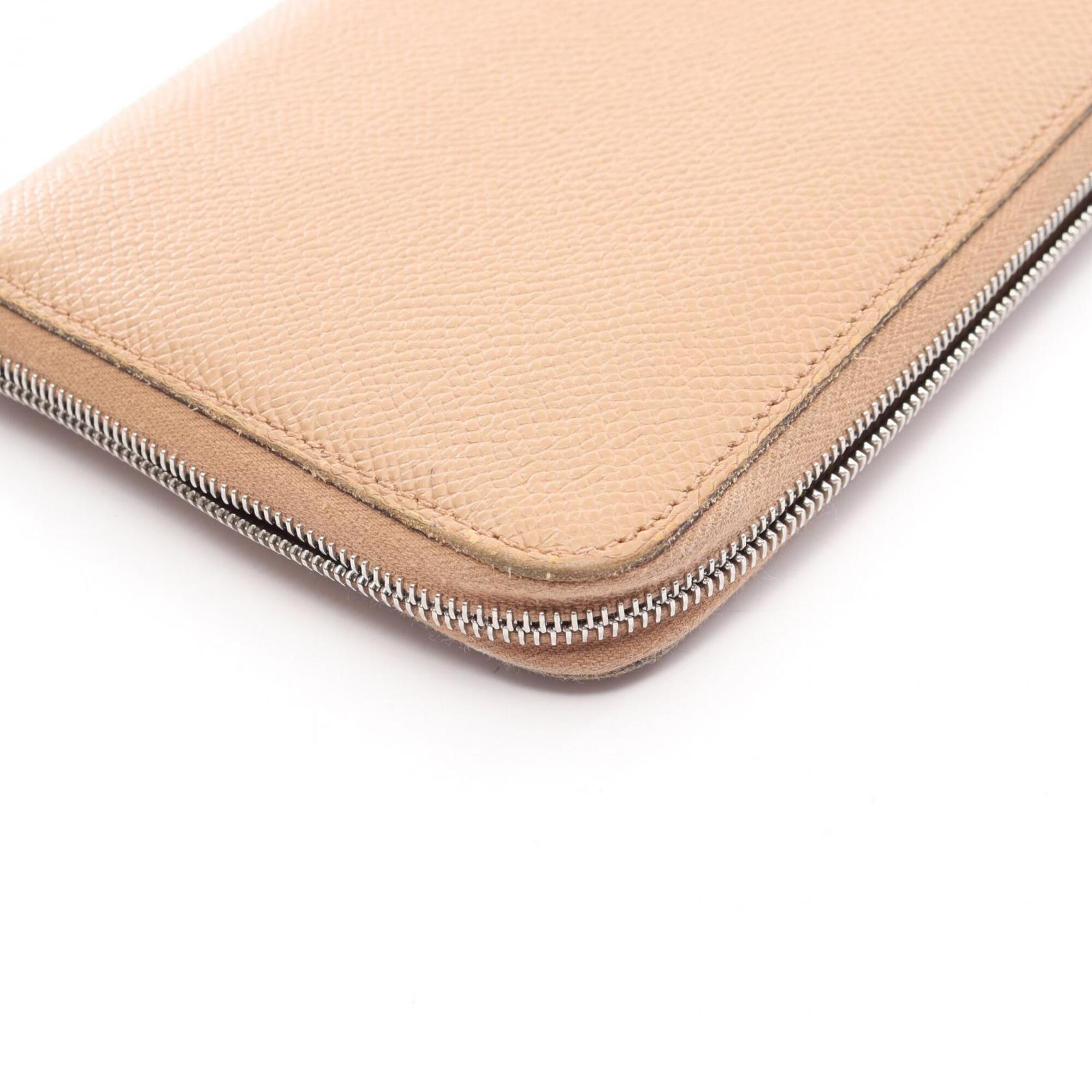 Hermes Brown Epsom Leather Long Wallet (Bi-Fold) (Pre-Owned)