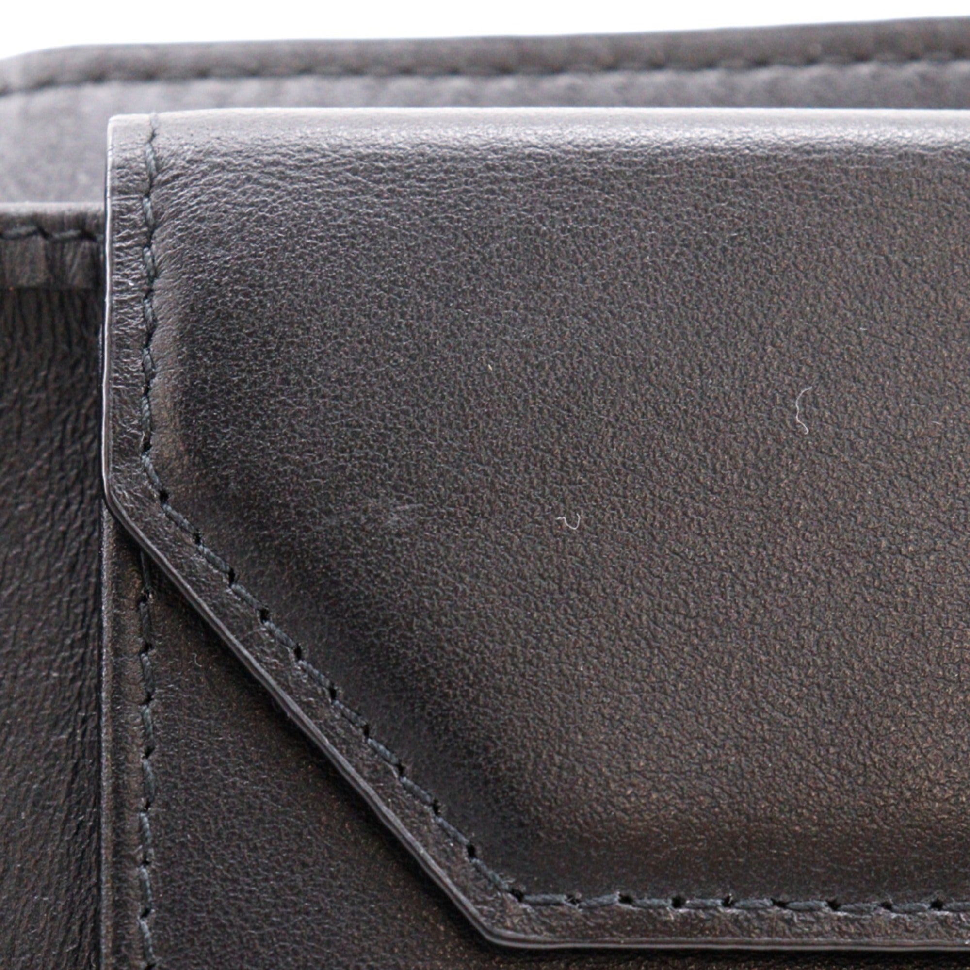 Jimmy Choo Black Leather Wallet (Bi-Fold) (Pre-Owned)