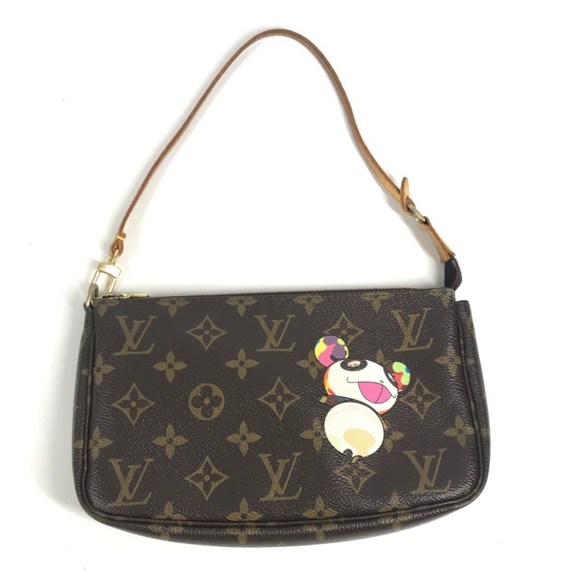 Louis Vuitton Brown Monogram Panda Monogram Handbag Pouch Shoulder Bag (Pre-Owned)