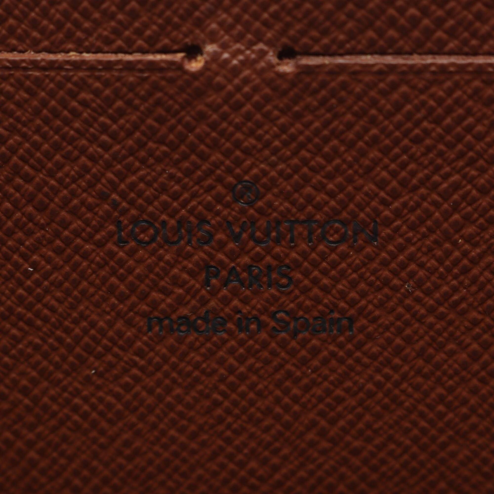 Louis Vuitton Monogram Brown Pvc Long Wallet (Tri-Fold) (Pre-Owned)