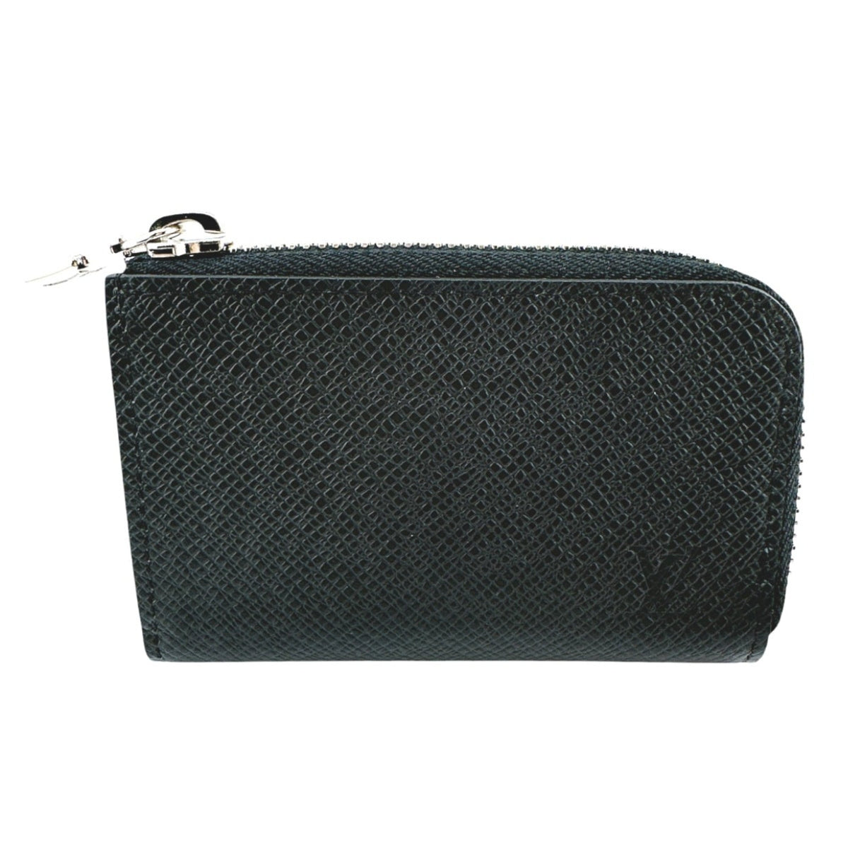 Louis Vuitton Taiga Ardoise Black Taiga Leather Coin Purse/Coin Case (Pre-Owned)
