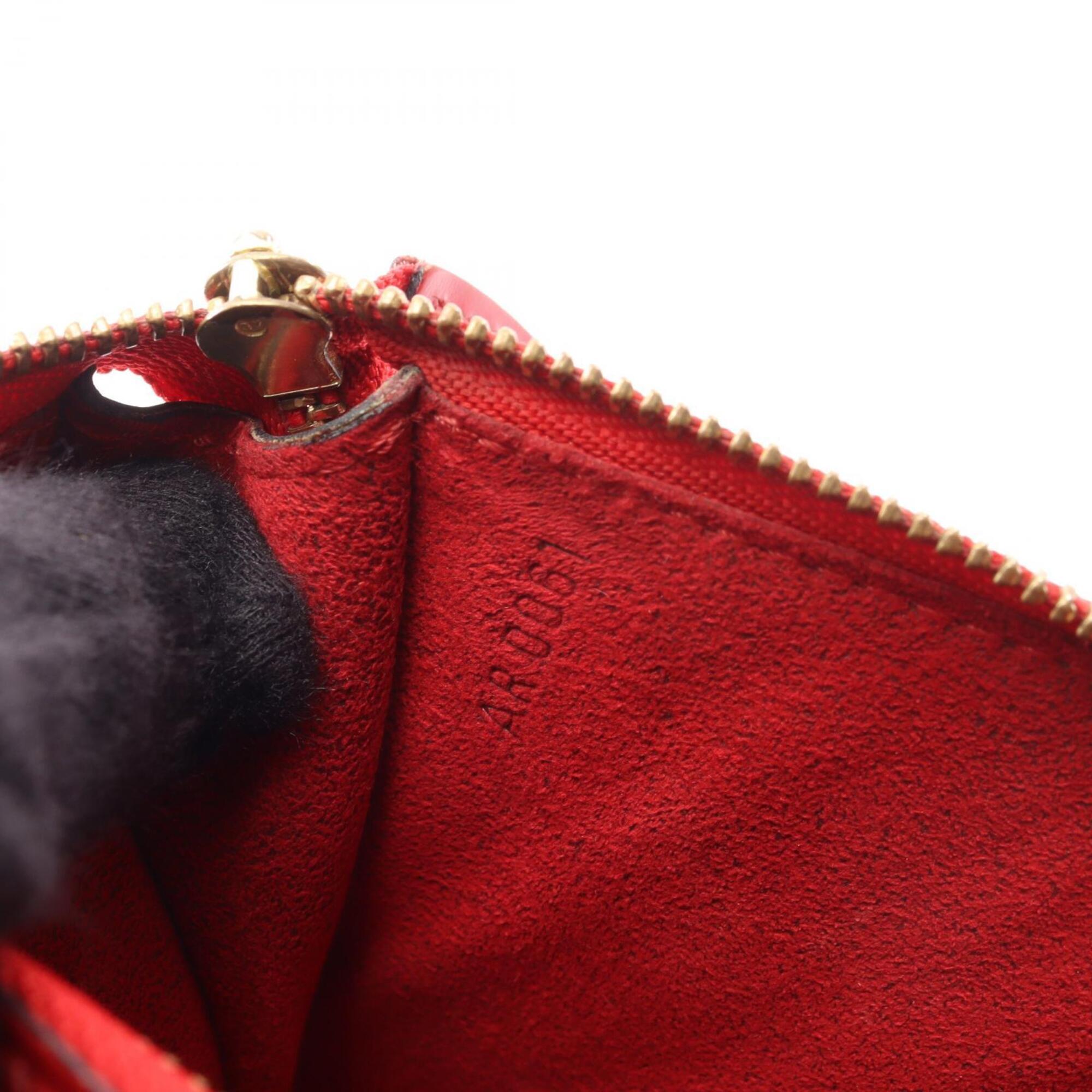 Louis Vuitton Epi Castilian Red Red Color Leather Handbag (Pre-Owned)