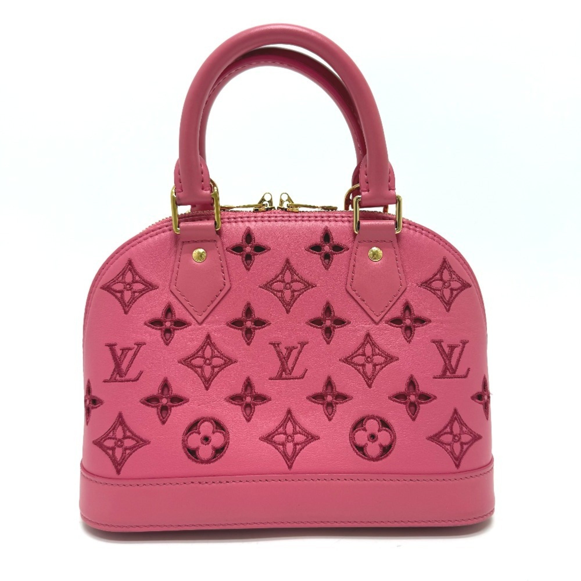 Louis Vuitton Pink Leather Handbag (Pre-Owned)