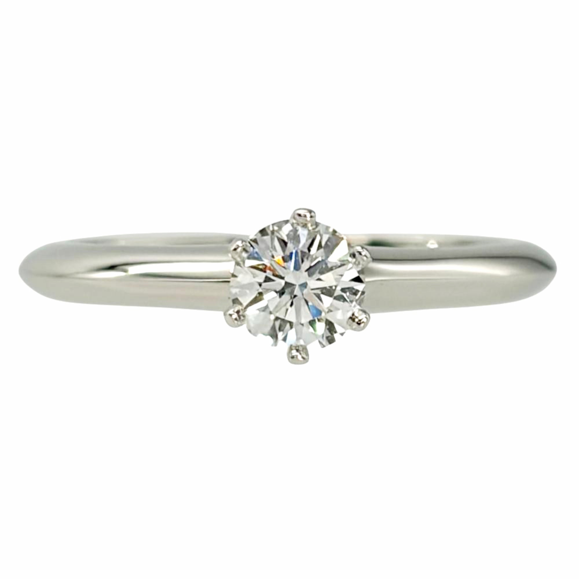 Tiffany Platinum Platinum 950 Band Ring (Pre-Owned)