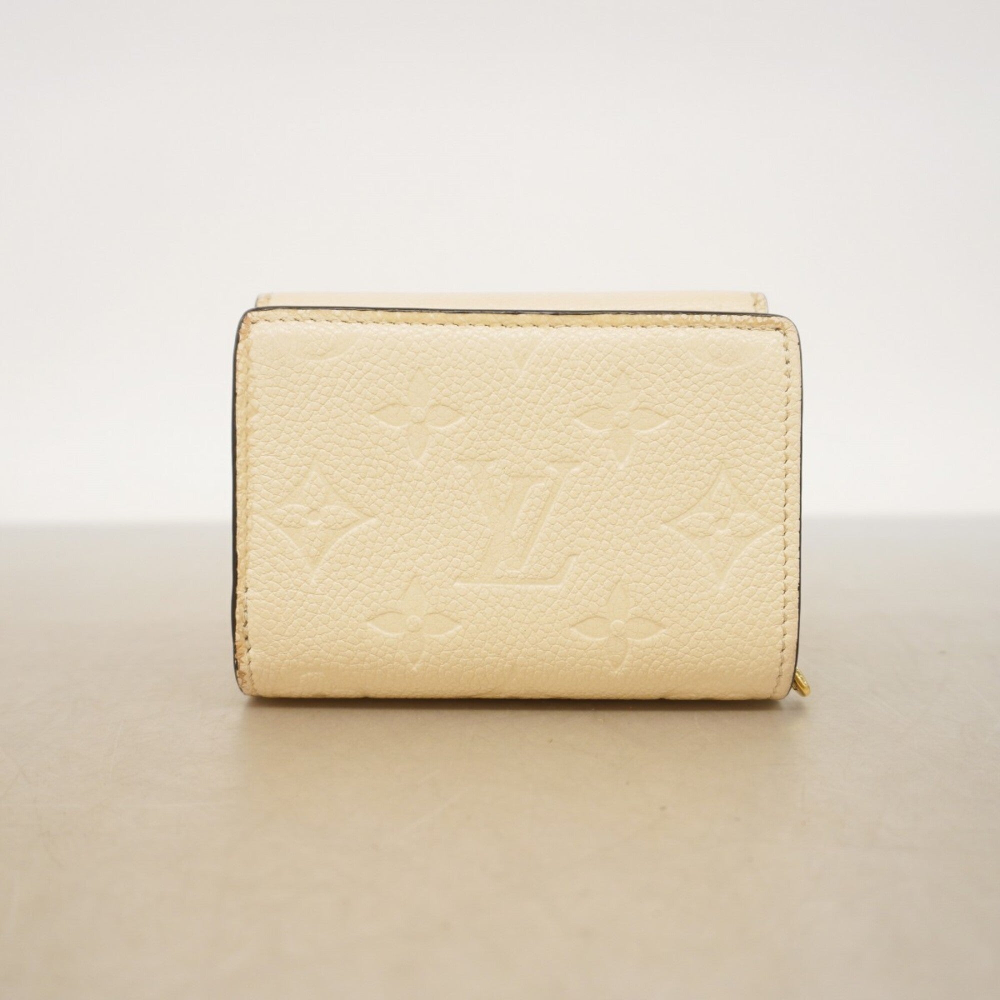 Louis Vuitton Cream Wallet (Tri-Fold) (Pre-Owned)