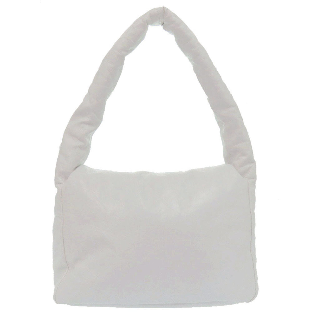 Balenciaga White Leather Handbag Shoulder Bag (Pre-Owned)
