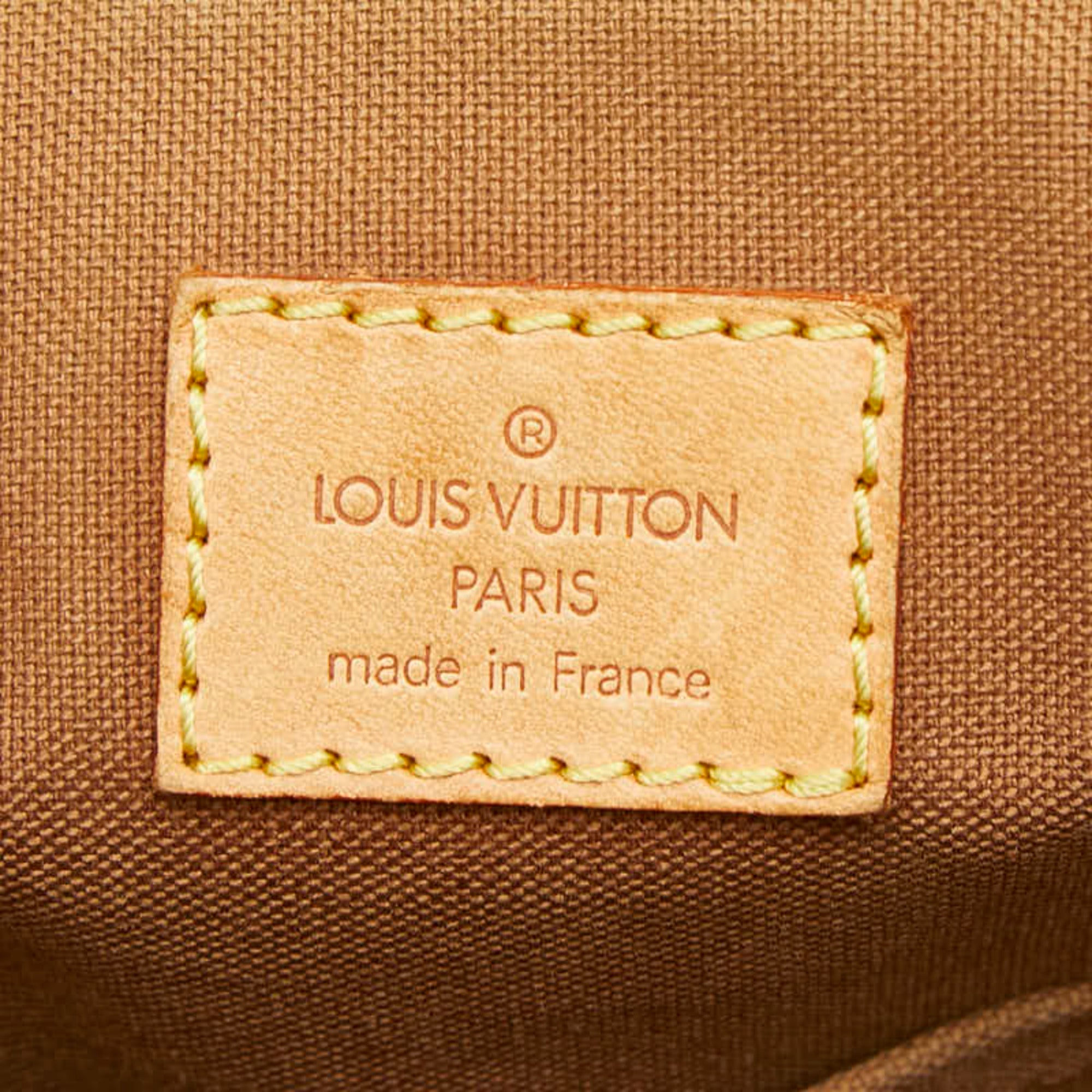 Louis Vuitton Brown Pvc Leather Handbag Shoulder Bag (Pre-Owned)