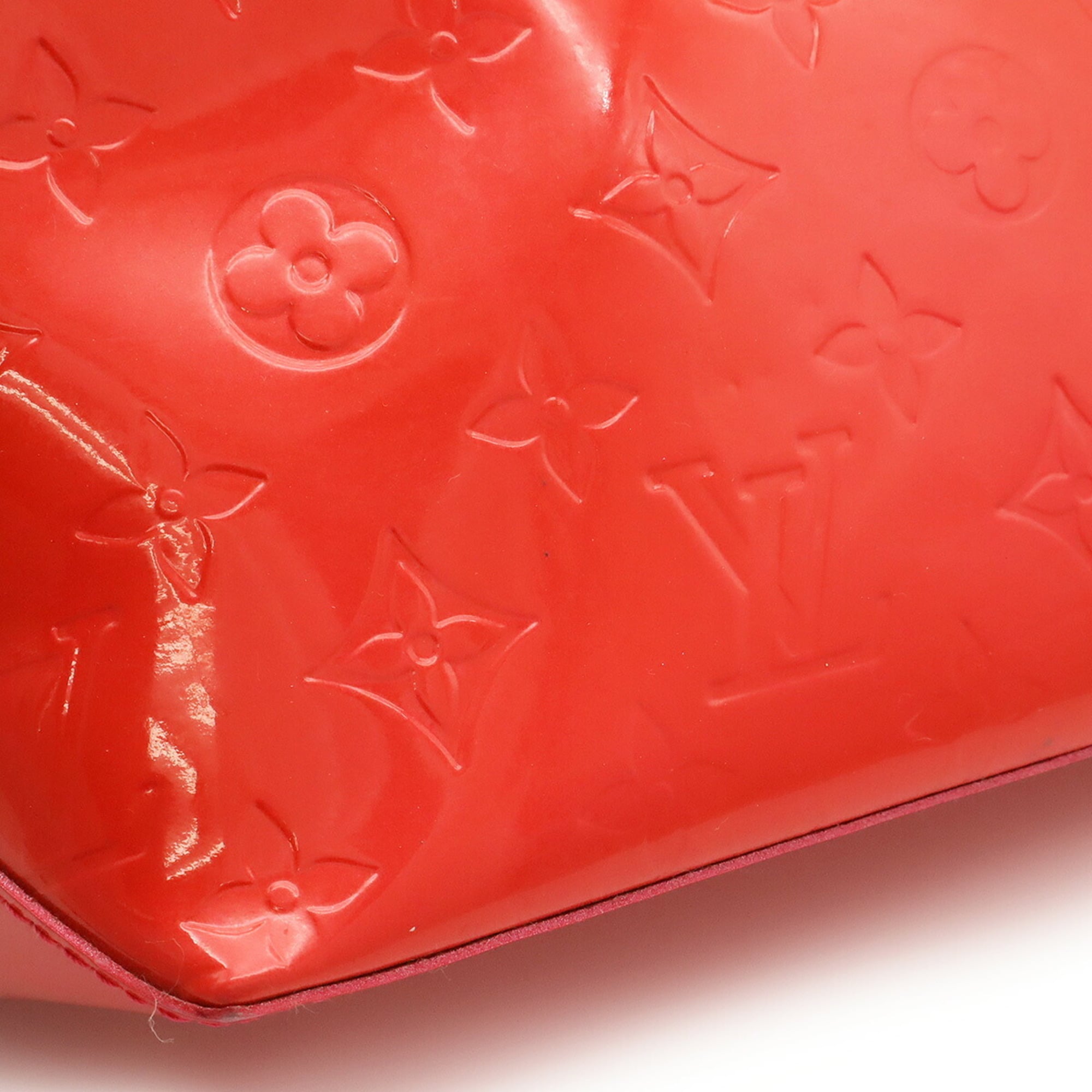 Louis Vuitton Rose Pop Monogram Vernis Handbag Tote Bag (Pre-Owned)