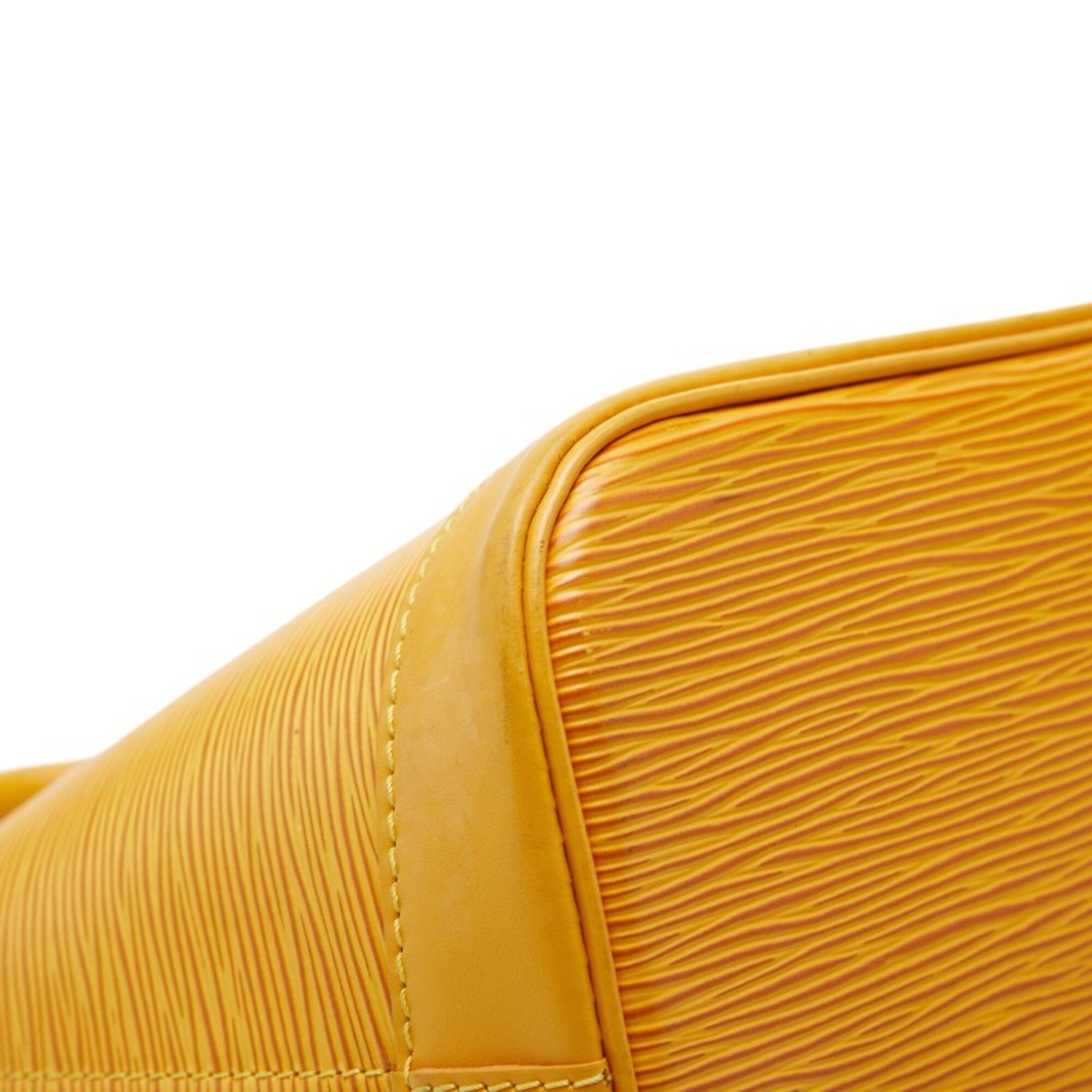 Louis Vuitton Yellow Leather Handbag (Pre-Owned)