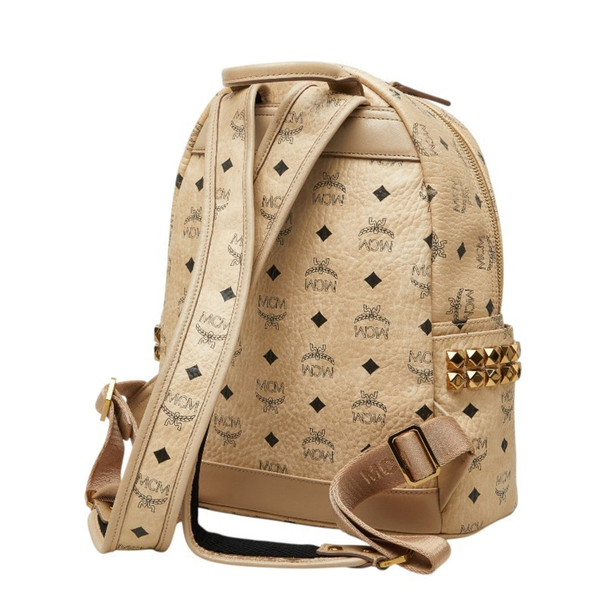 Mcm Beige Pvc Backpack (Pre-Owned)