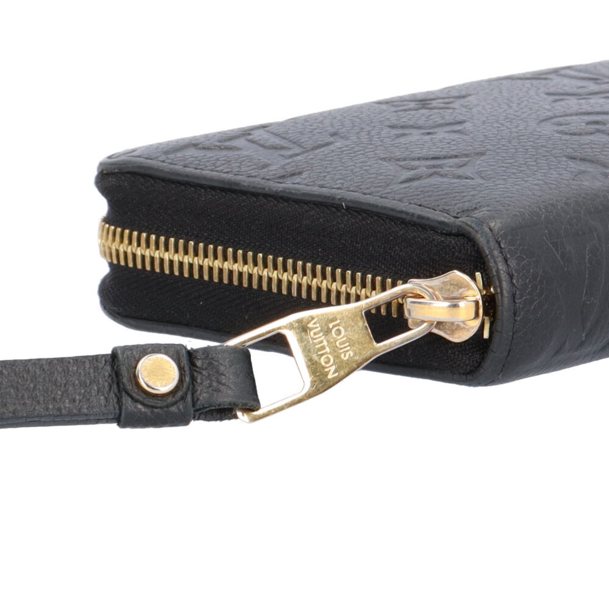 Louis Vuitton Monogram Empreinte Black Noir Monogram Empreinte Long Wallet (Bi-Fold) (Pre-Owned)