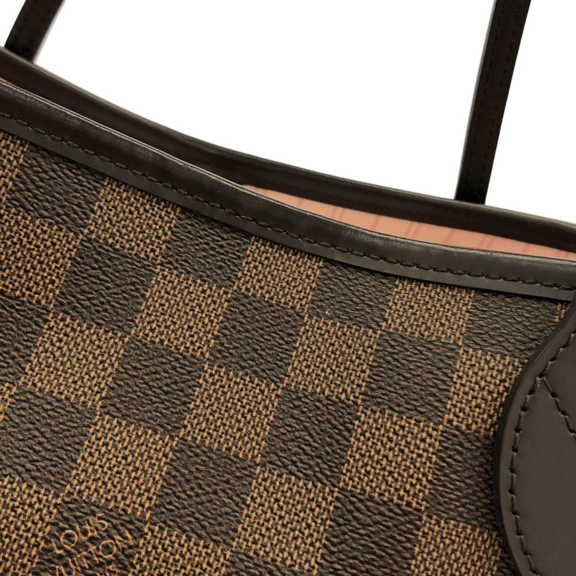 Louis Vuitton Damier Ebene Rose Ballerine Coated Canvas Handbag (Pre-Owned)