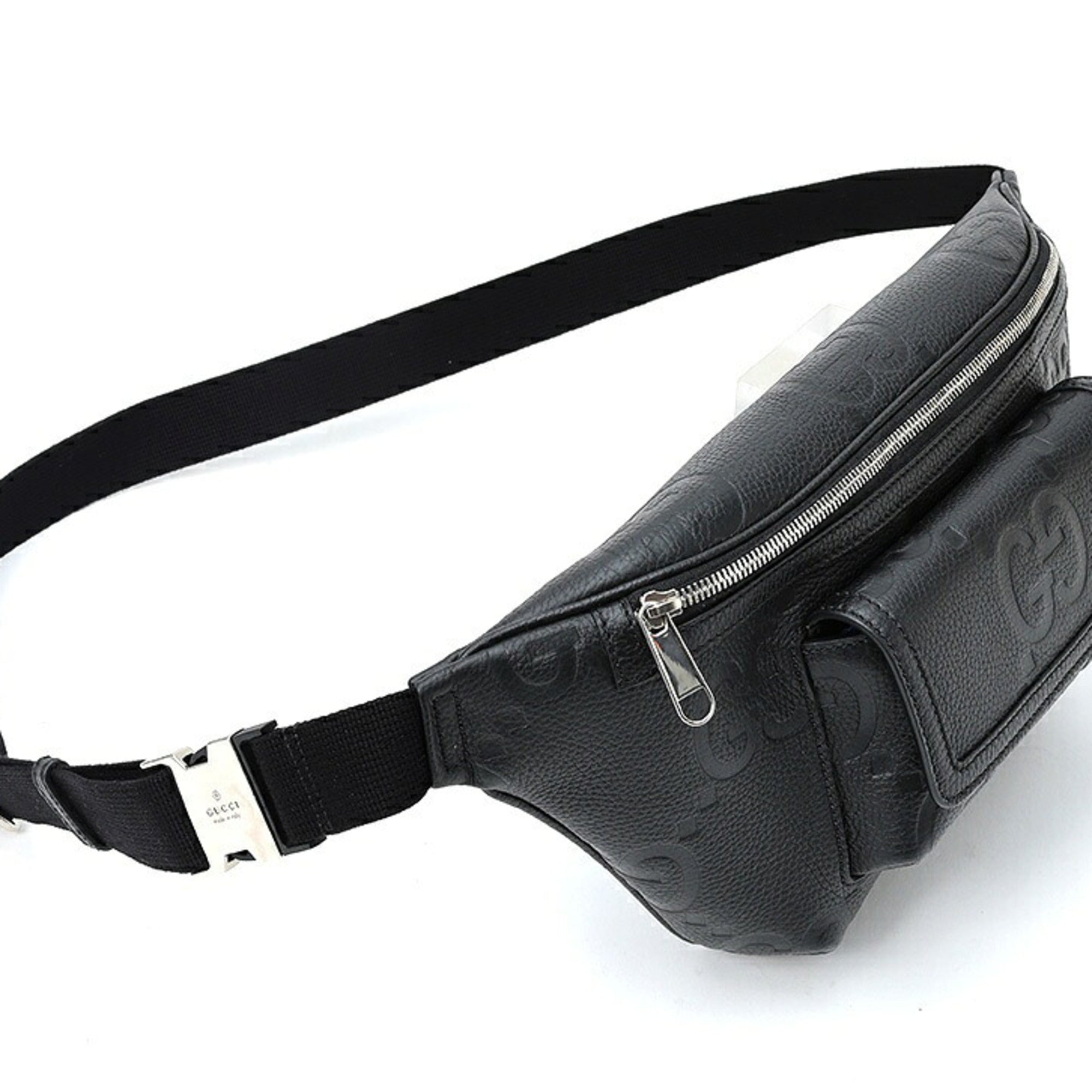 Gucci Leather Fanny Pack Sling Bag (Pre-Owned)