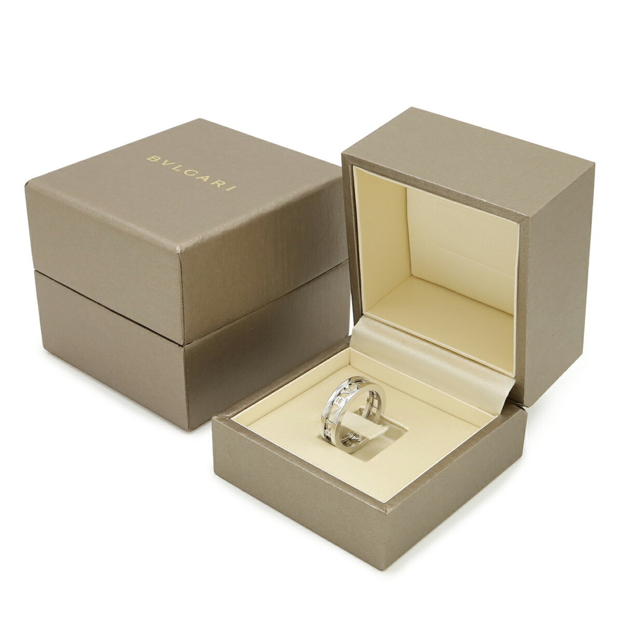 Bvlgari B.Zero1 White Gold White Gold (18K) Band Ring (Pre-Owned)