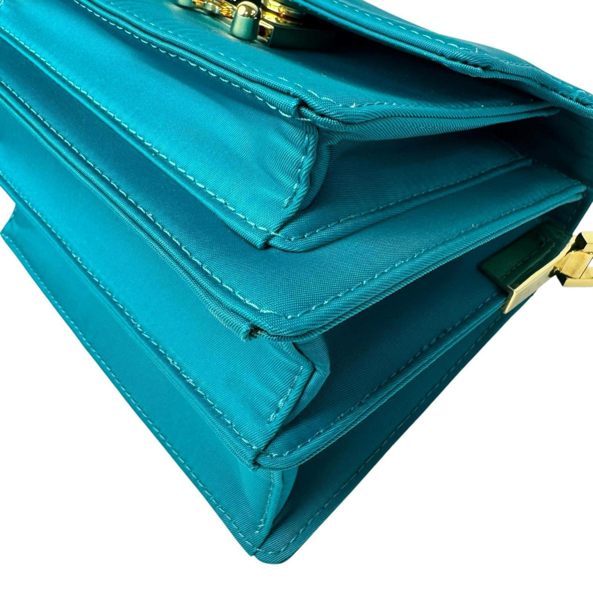 Marni Blue Green Nylon Shoulder Bag (Pre-Owned)