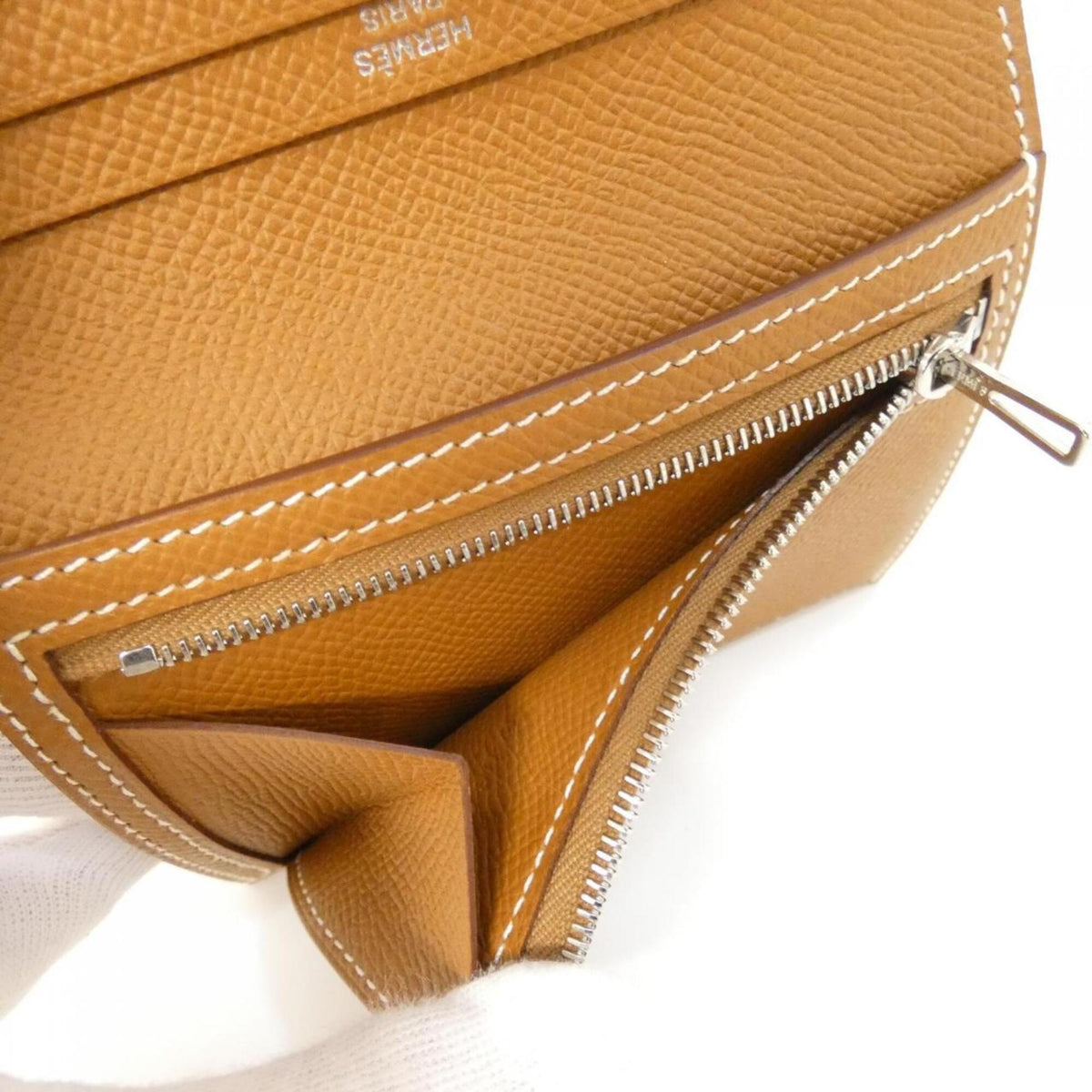Hermes Brown Epsom Leather Wallet (Bi-Fold) (Pre-Owned)