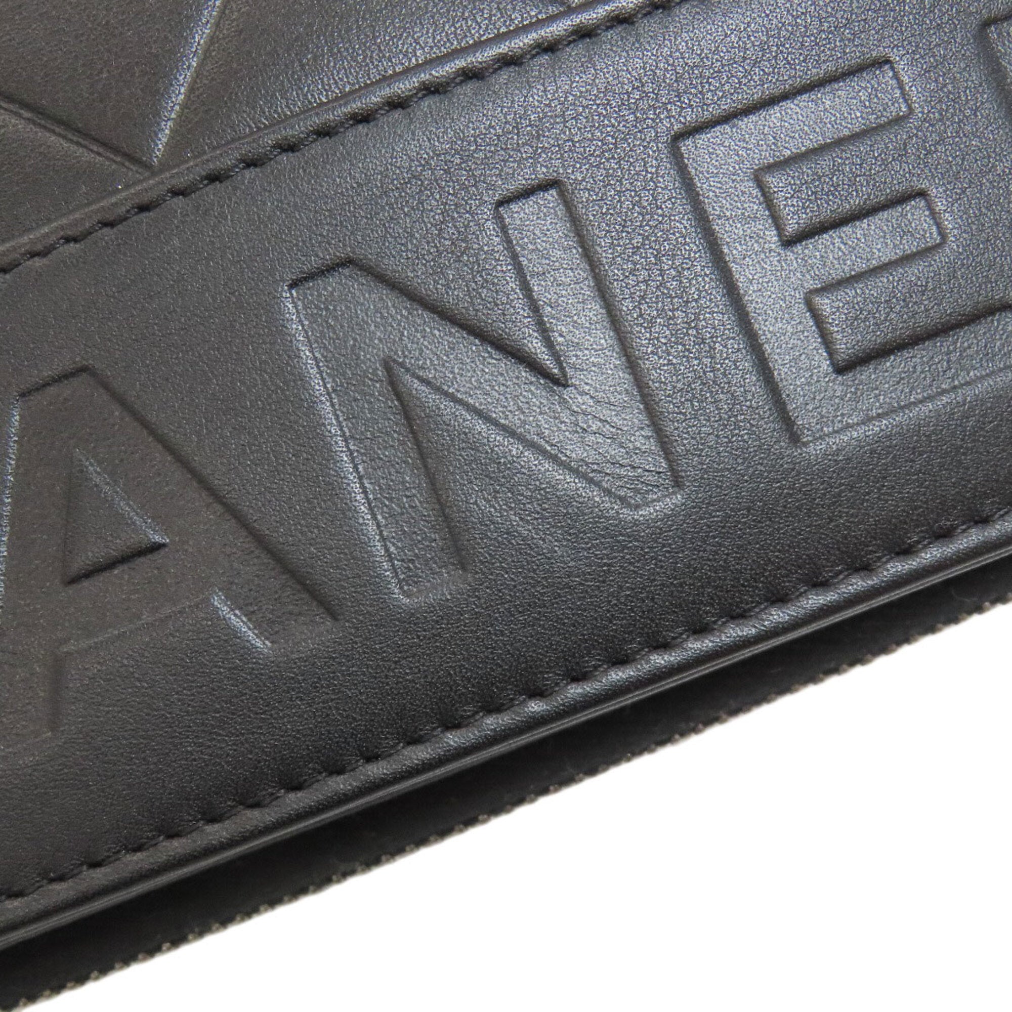 Chanel Black Leather Long Wallet (Bi-Fold) (Pre-Owned)